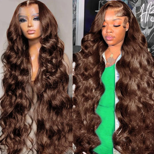 Chocolate Dream — Brown Body Wave Lace Wig