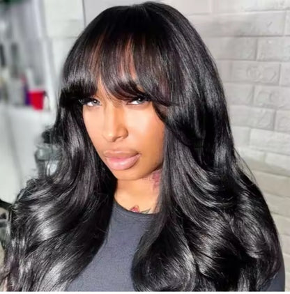 Ready-to-Wear Luxe — Glueless Lace Wig with Bangs"