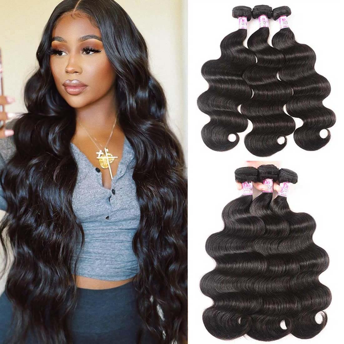 Silky Wave Bundle — 100% Human Hair Extensions