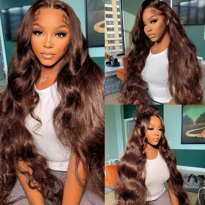 Chocolate Dream — Brown Body Wave Lace Wig